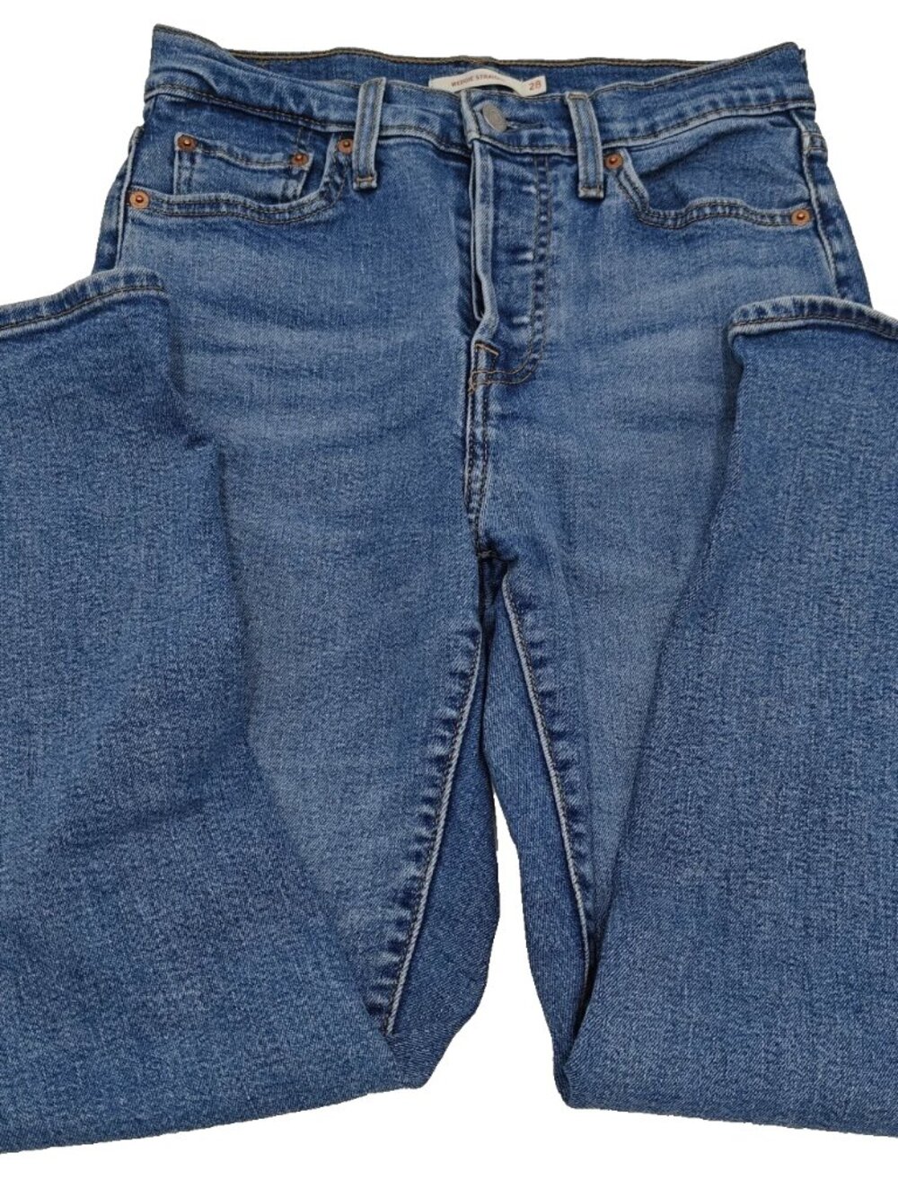Women's Levi’s Size 28 Wedgie Straight Jeans! High Rise! Button Fly! Great Cond!